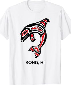 Kona HI Native Aboriginal Orca Killer Whales T-Shirt