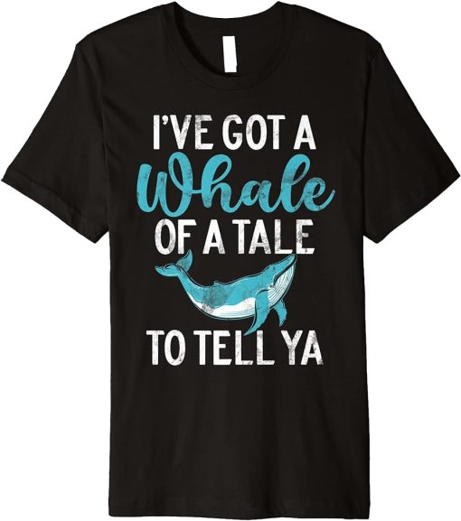 Whales Watch Dolphin Pottwhal Funny Saying Orca Whale Premium T-Shirt